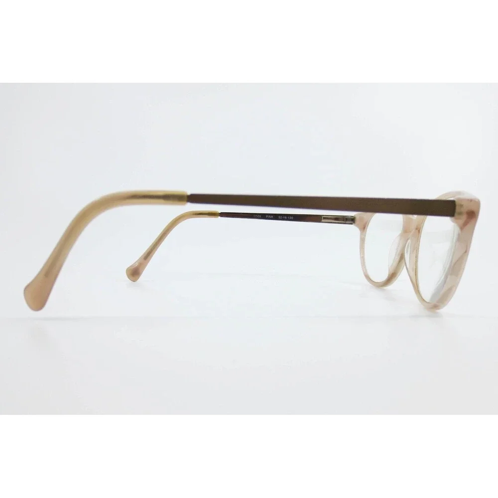 Lucky Brand D505 Pink Cat Eye Eyeglasses Frames 52-16-135 Womens Classic Glasses